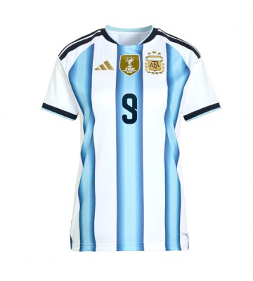 Argentina Julian Alvarez #9 Hjemmebanetrøje Dame VM 2026 Kortærmet